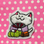 悪代官猫ワッペン