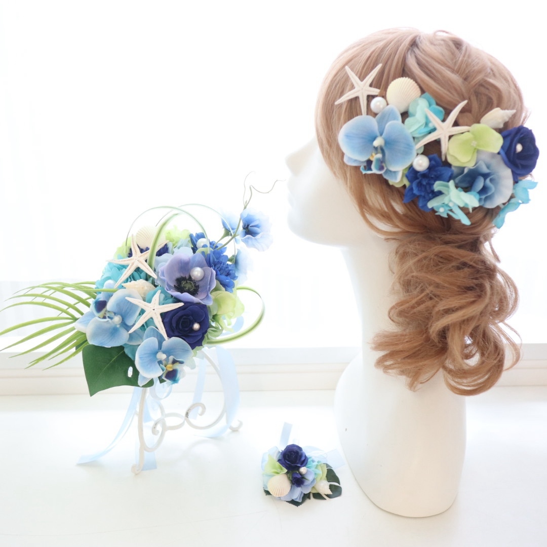 バラの花冠 花冠 ~ Antique Flower Tiara ~ Pink バラ・薔薇・ローズ 花かん