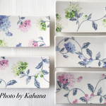 紫陽花柄の万能プレート