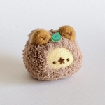 ぽむふわたぬきのぽこべえ(mini)~葉っぱのせver.~