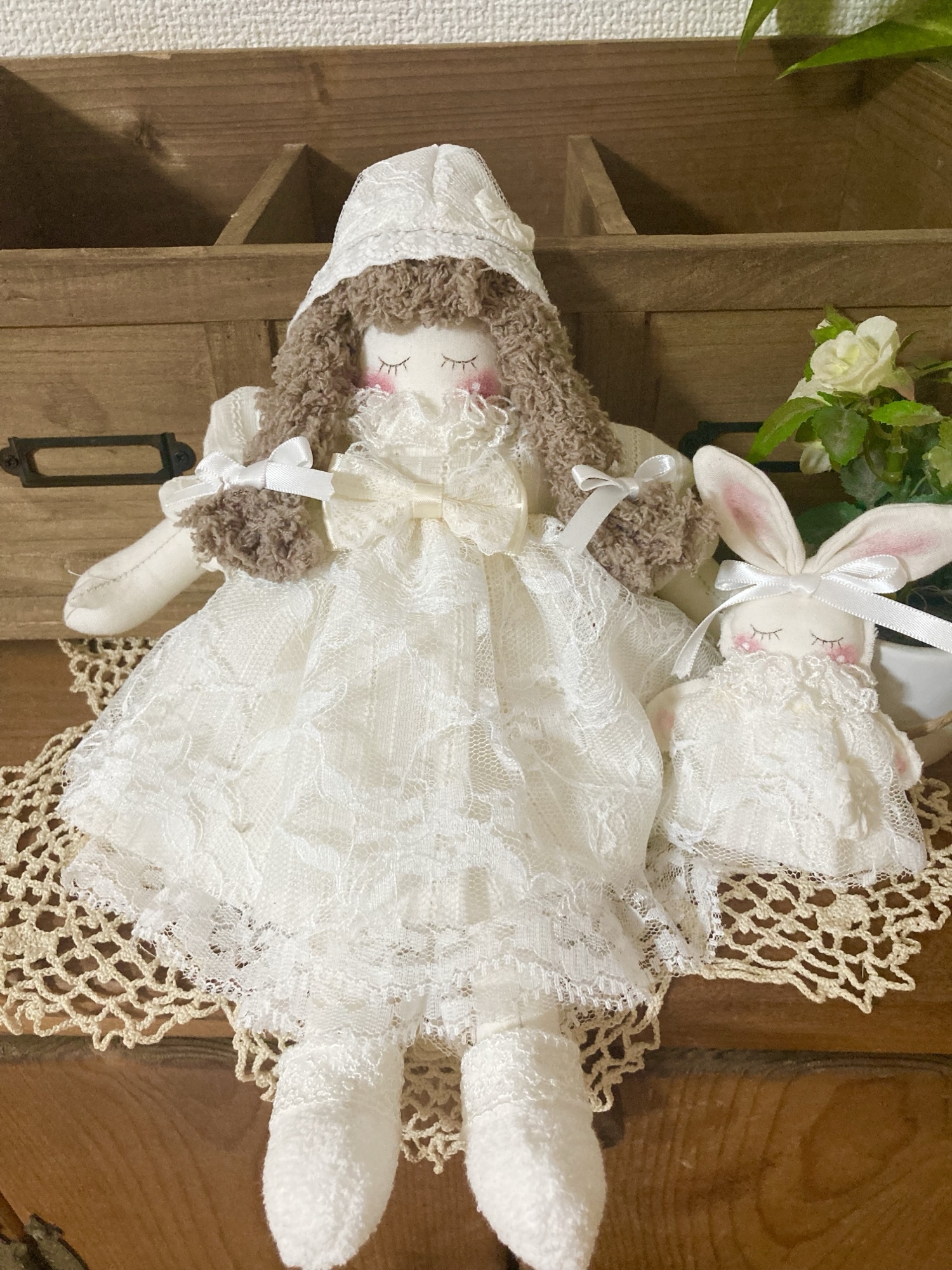 カレンさん専用　チェック柄❤️ ドールチャーム　ハンドメイド　カントリードール カレンさん専用 チェック柄❤️ ドールチャーム ハンドメイド