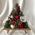 ※特集掲載※【再販17】2025ver. クリスマス　スタンド型　あったかcuteなXmasツリー❤　レッド