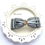 大人可愛い＊gray &goldのバレッタ