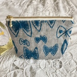 マチ付き☆ミナペルホネン sky flower ポーチ　