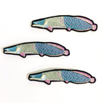 ピラルクの刺繍ブローチ【再販】