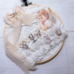❁﻿wall hangings❁﻿〜刺繍枠コラージュ〜《送料込み》