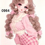 0964 オリジナルステッカー オリジナル人物ステッカー ステッカー シール りまりま  RimaRima