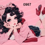 0967 オリジナルステッカー オリジナル人物ステッカー ステッカー シール りまりま  RimaRima