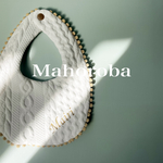 1番人気　ケーブル編みニット風が可愛いリバーシブルスタイ⭐︎ くすみカラー　名前入り　男の子　女の子　出産祝い　ビブ　よだれかけ　冬