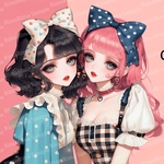 0972 オリジナルステッカー オリジナル人物ステッカー ステッカー シール りまりま  RimaRima