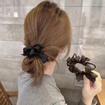 \\カラー選択可//  大人のシフォン　リボンシュシュ　ヘアゴム