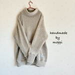 ★ふわもこシンプルタートル★グレー杢