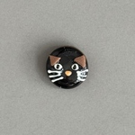 ミニチュアドーナツ　黒猫