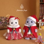 ※hijiki8様オーダー品※クリスマスペアセット／シルバニアアザラシサイズ