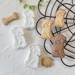 【サイズ選択】トイプードル クッキー型/かわいい/プレゼント/ギフト/誕生日/犬/肉球/クッキー缶/アイシングクッキー