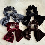 big ribbon velours chouchou (ビッグリボンベロアシュシュ) 秋冬ヘアアクセサリー