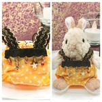 ハロウィン🎃お洋服　着せ替えうさぎぬいぐるみ　べびたん♡