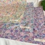 【オーダーOK】入園入学ランチョンマット60×40★45お花とリボンPピンク★給食ナフキンお弁当