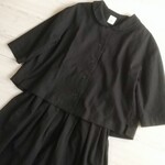 セットアップ★綿麻ブラウス&タックスカート