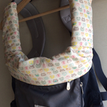 エルゴ首まわりカバー ネコ×ドット