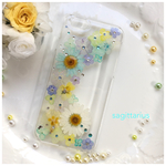 ★ゲリラセール★iPhone6(s) ナチュラル爽やか押し花スマホケース 