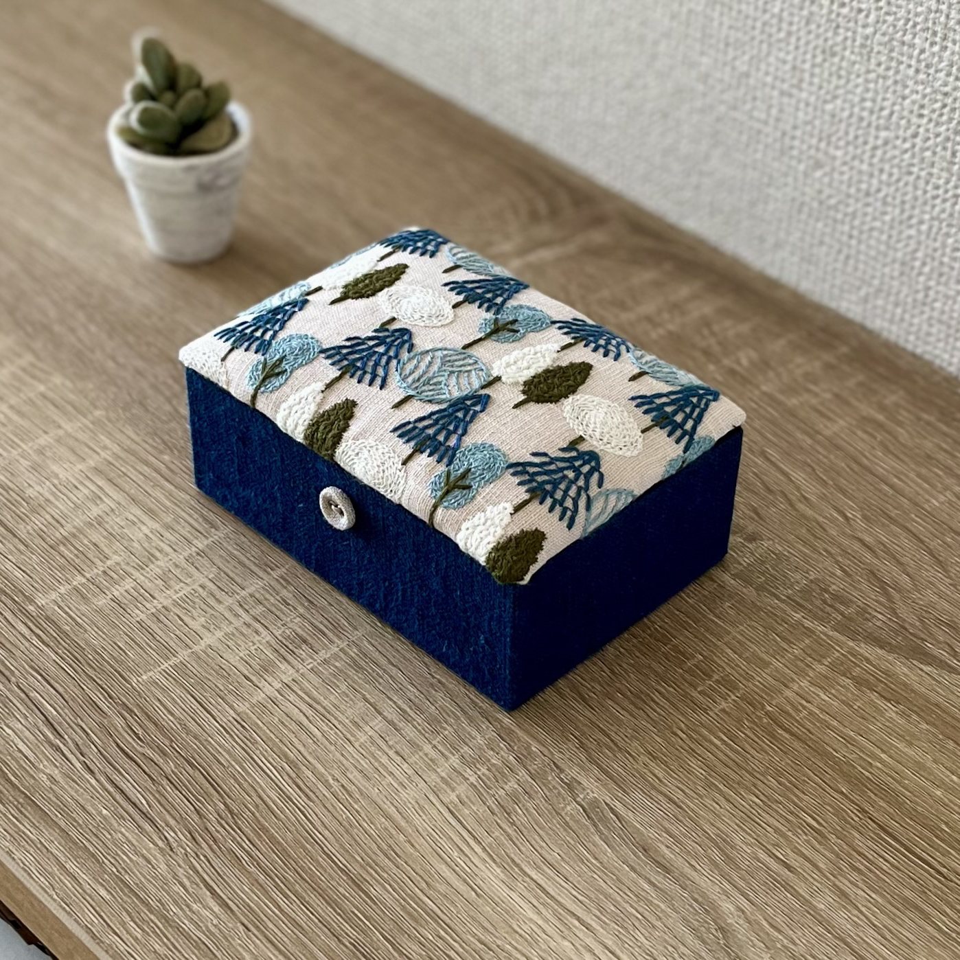 Bungaインテリアボックス ［P］〈Lサイズ〉収納・裁縫箱