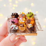 ハロウィンを彩る  ミニチュア マフィン  9個セット / 大人可愛い インテリアスイーツ / 数量限定 ノベルティ付き