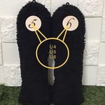 buzz424様専用　ブラックプードルファー　ut カバー　3点