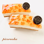 金木犀のムースケーキバレッタ