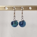 花咲くりんご（青）ピアス　イヤリング