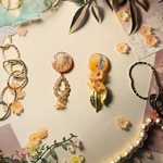 【1way】「the golden hues」イヤリング・ピアス 