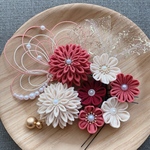 ✴︎つまみ細工&水引✴︎ヘアアクセサリー✴︎結婚式・成人式・卒業式・七五三など✴︎特別な日に　No.6