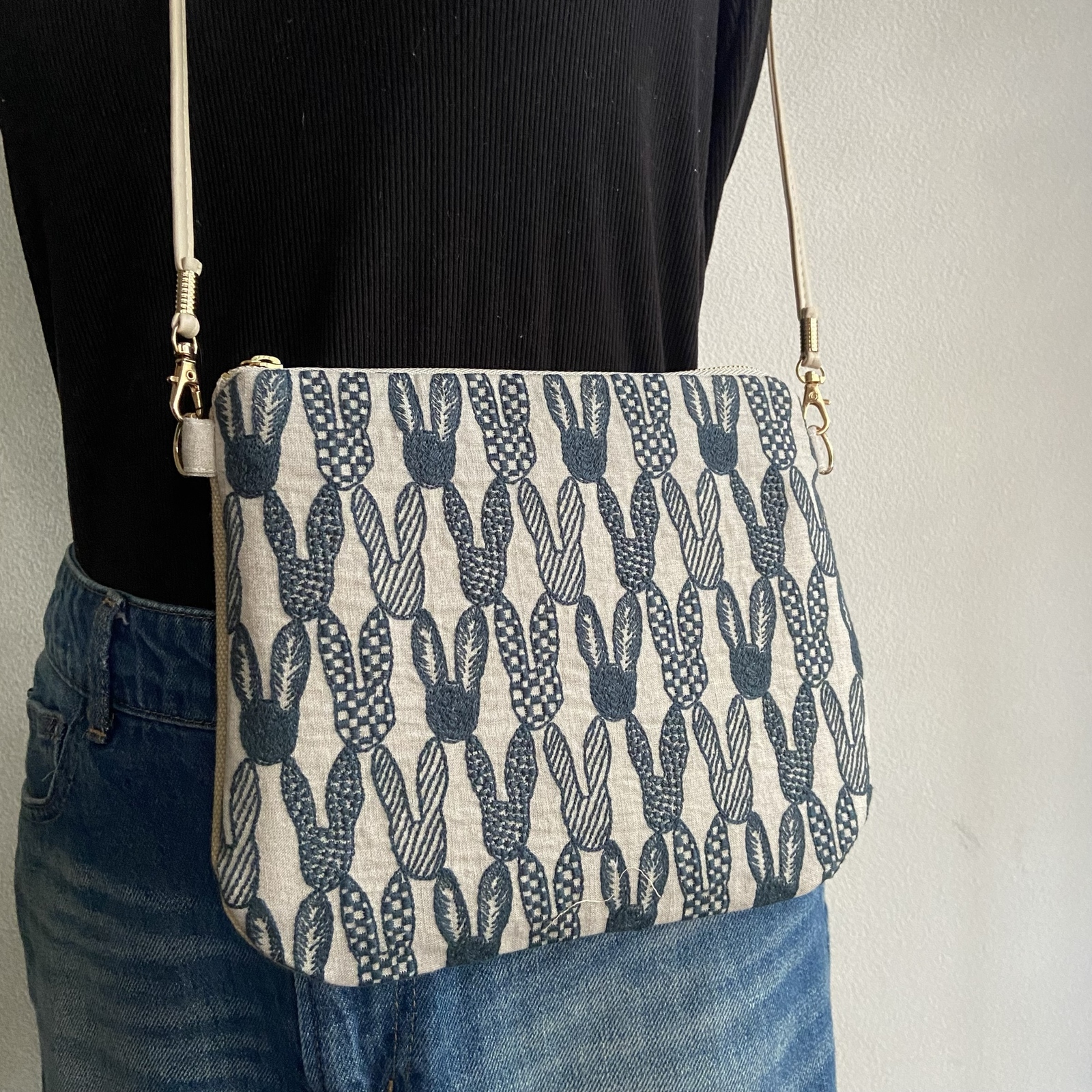 ミナペルホネン　ハンドメイド　バッグ　ポシェット ミナペルホネン ショルダーバッグ ハンドメイド ポシェット