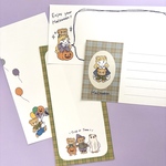 一筆箋1 ハロウィンベア＆ガール