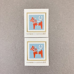 ダーラナホース（ダーラヘスト）85円フレーム切手2枚