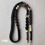 【mine．インスタ2つフォローで100円引き！】スマホショルダーストラップ　パラコード　茶色　ブラウン　ブラック　黒　ハンドストラップ