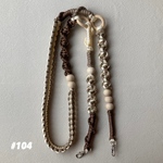 【mine．インスタフォローで100円引き！】スマホショルダーストラップ　パラコード　ベージュ　クリーム　ブラウン　茶色　アイボリー　スマホショルダー　マクラメ　ハンドストラップ