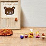 小さなくまさんの小さなパン屋さんの小さなフェーヴたち《la boulangerie petit ours》（ミニチュア雑貨）