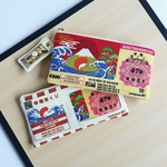 宝くじポーチ（栄一くんキーホルダー付き）