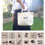 【送料無料】楽器コレクション  Mサイズ ロゴバッグ