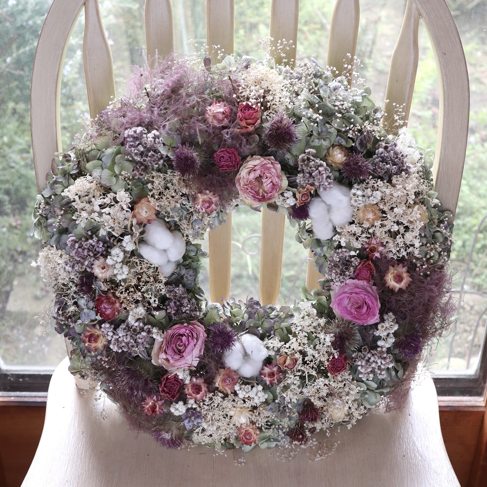 ラブリー様専用⭐️スモークツリーと夏の小花のリース