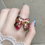 〜夢ガラスリボン🎀リング〜