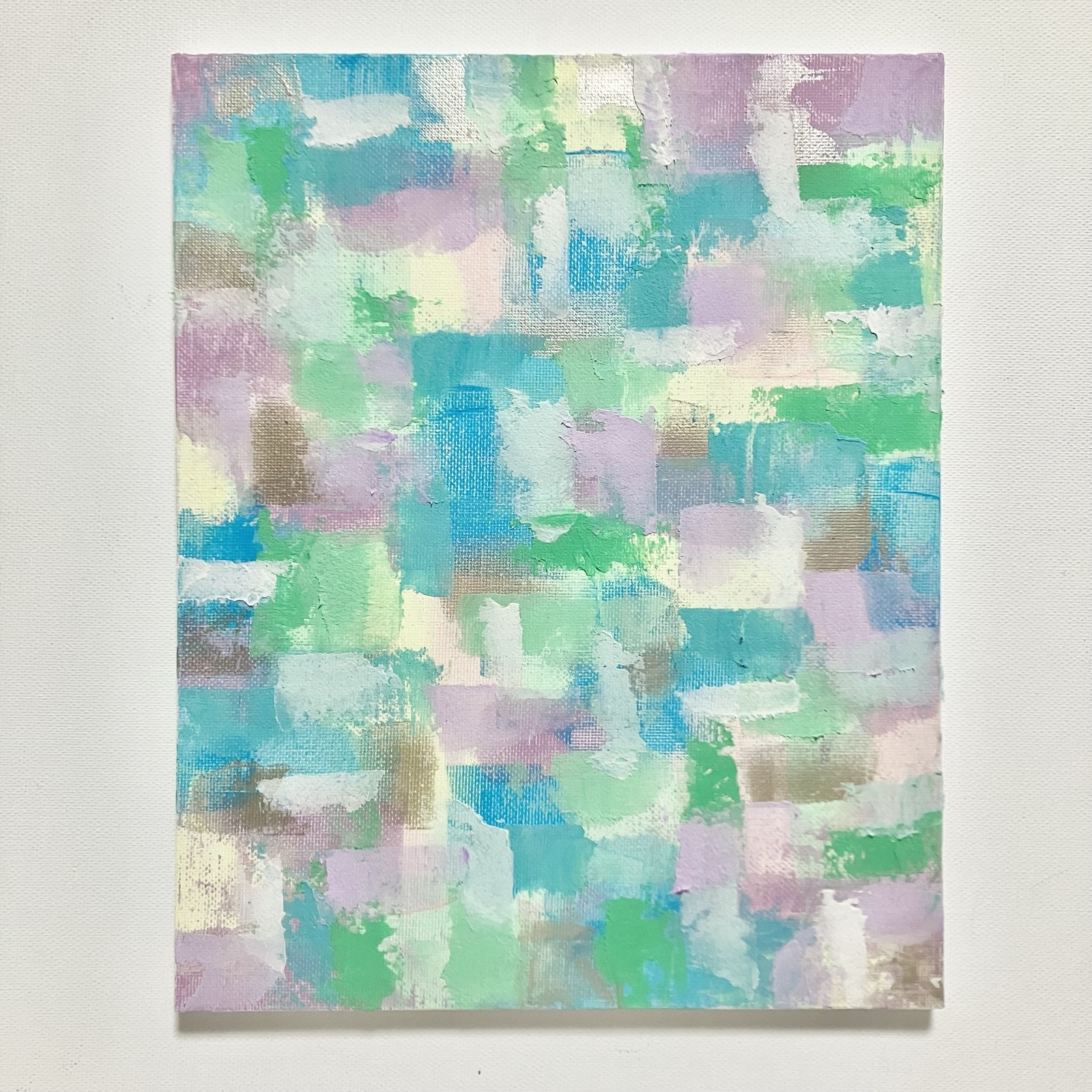 抽象画 30cm x 30cm テクスチャーアート　原画 春うらら＊絵画 原画 抽象画 テクスチャーアート 花 桜 現代