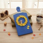 ひょっこりシマリスくん🐿️イチョウと銀杏（ペーパークイリング、クイリング）