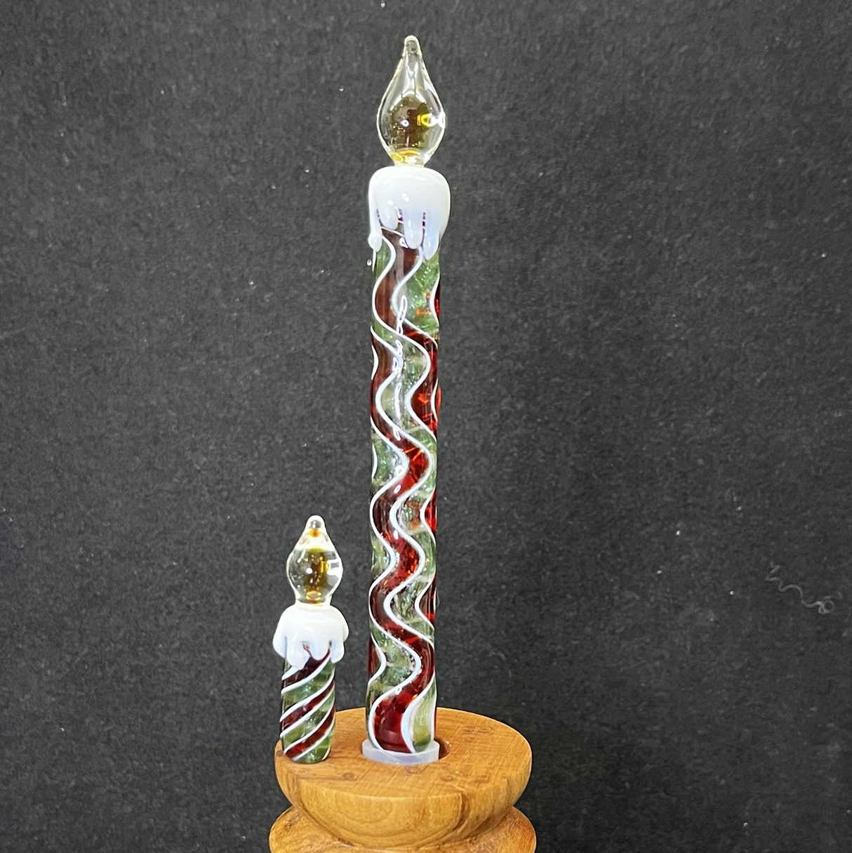 蝋燭ペン置き クリスマス