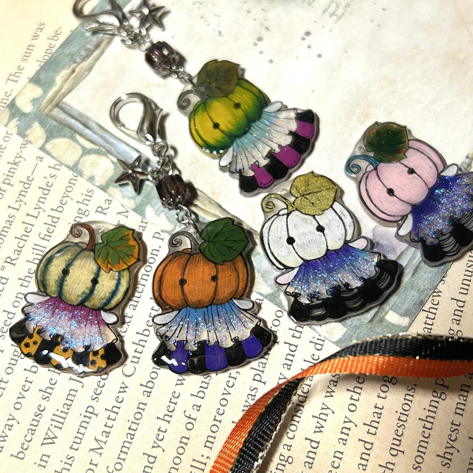 セクロピアサンのヘアクリップorブローチ 002 - 月ノ翅（つきの