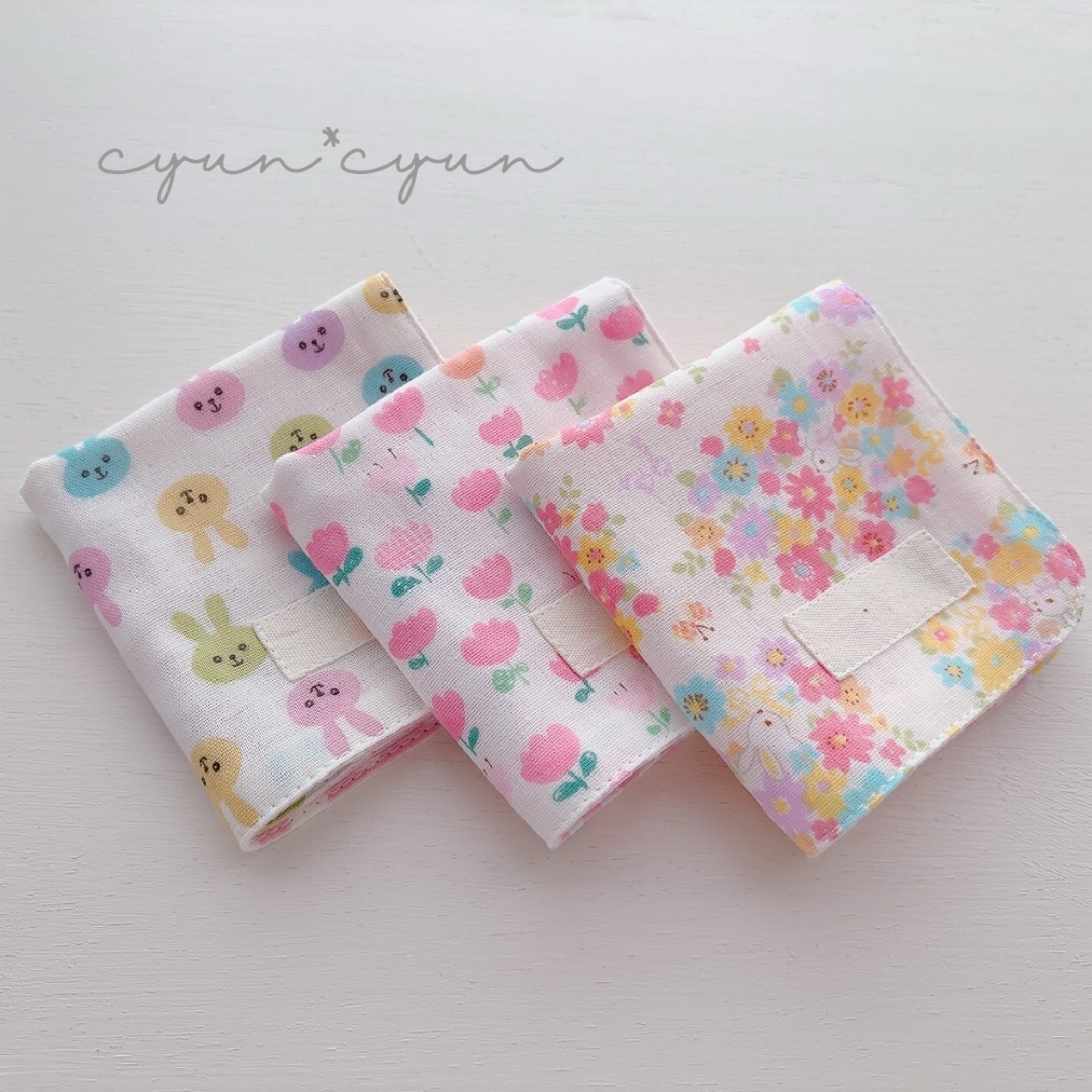 ハンカチ用　ご提案生地のサンプル　ガーゼ・タナローン ハンカチ用 ご提案生地のサンプル ガーゼ・タナローン