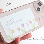 【全機種対応】チューリップ iPhoneケース スマホケース iPhone17 iPhone16 iPhone15 iPhone14 GALAXY Xperia Android
