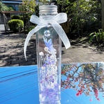 蝶々ハーバリウム パープル