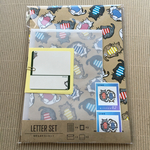 切手もおそろいレターセット(玉あそび)